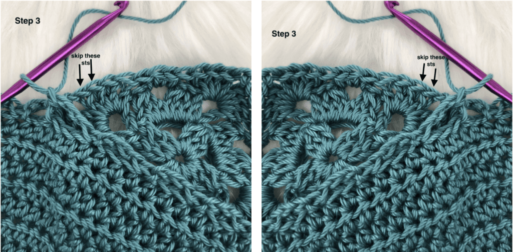 Join as you Go crochet tutorial. 