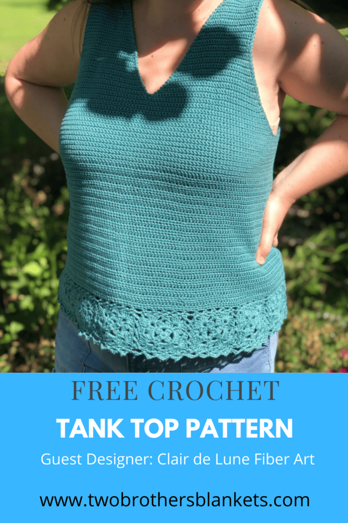 Free Crochet Tank Top Pattern- Two Brothers Blankets