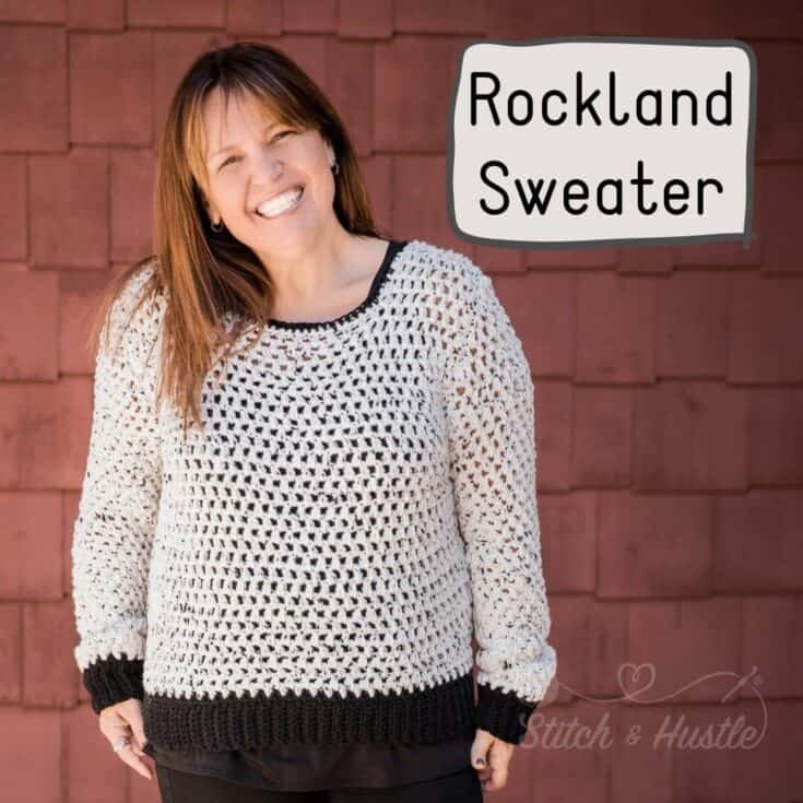 Image for Rockland Cotton Sweater Free Crochet Pattern
