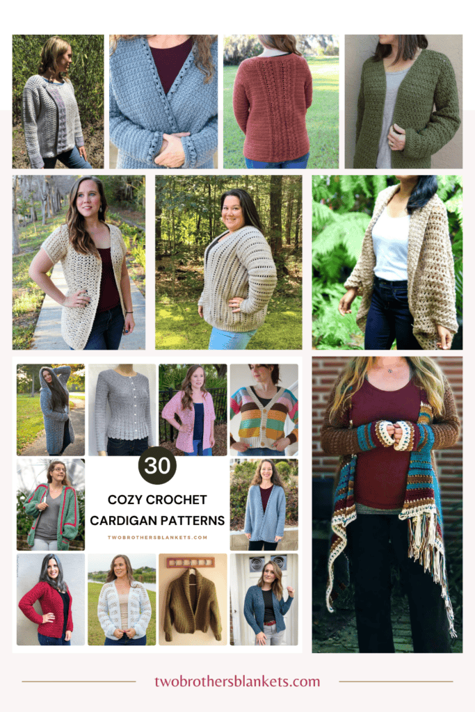 30 crochet cardigan patterns - Pin on Pinterest
