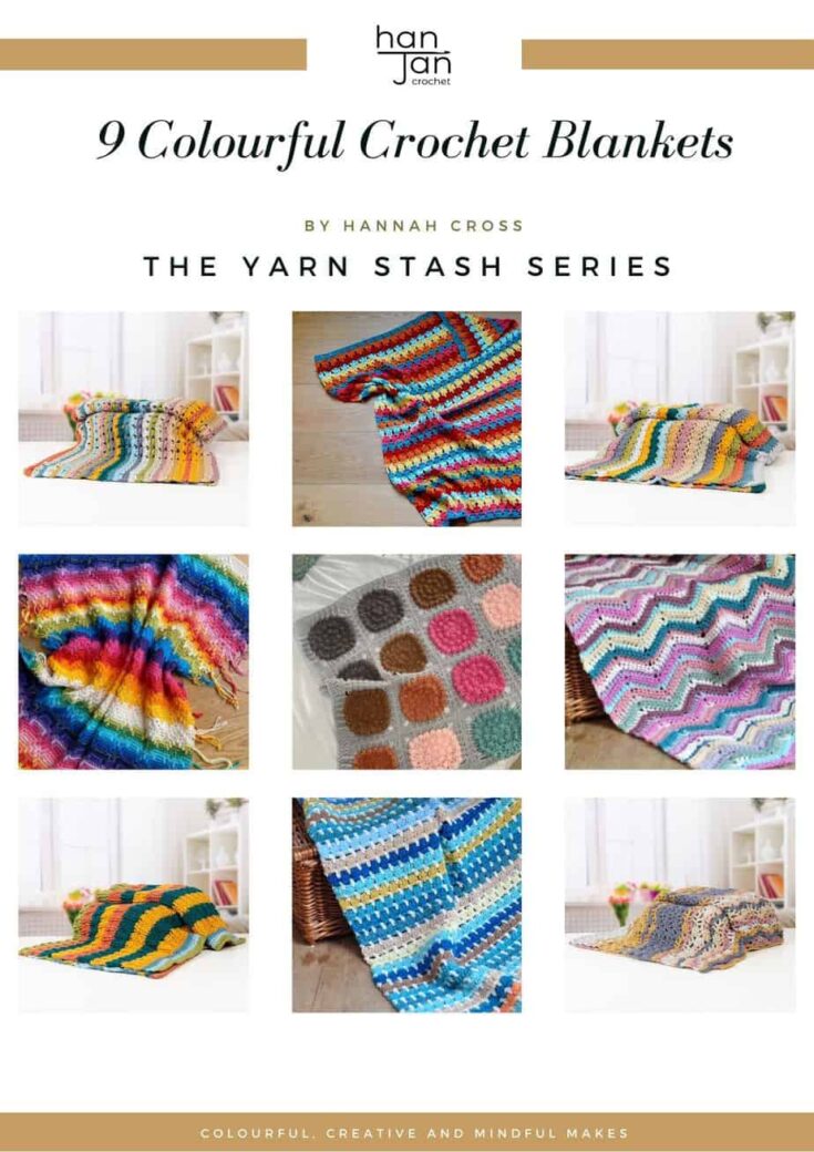 Image for Rainbow Splash – Free Overlay Mosaic Crochet Blanket Pattern