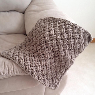 Image for Diagonal Weave Blanket pattern by Crochet by Jennifer