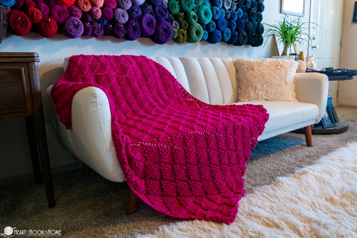 Image for Sangria Sorbet Blanket: Free Crochet Pattern