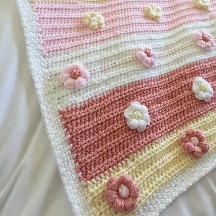 Image for How to Crochet the Blossoms Bloom Baby Blanket
