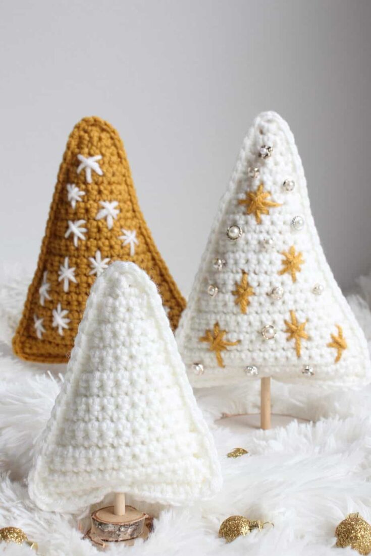 Image for Crochet Christmas Tree free Holiday decor pattern