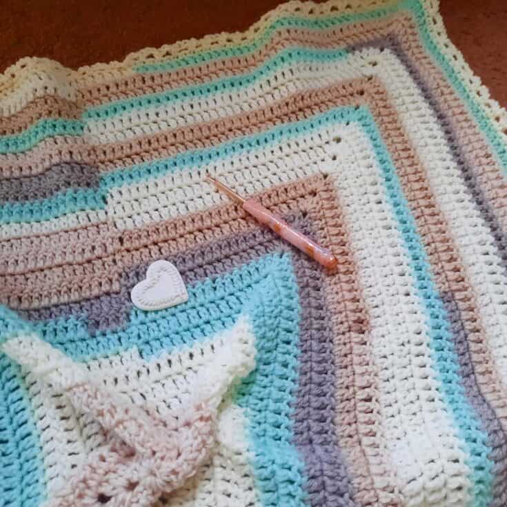 Image for Crochet The Louis Baby Blanket by Selina Veronique Crochet