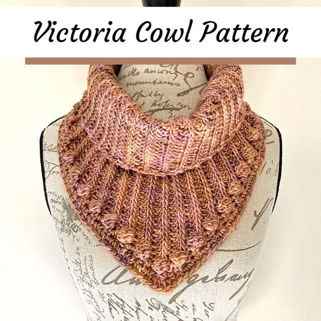 Image for Bobble Stitch Cowl Victorian Style Crochet Pattern