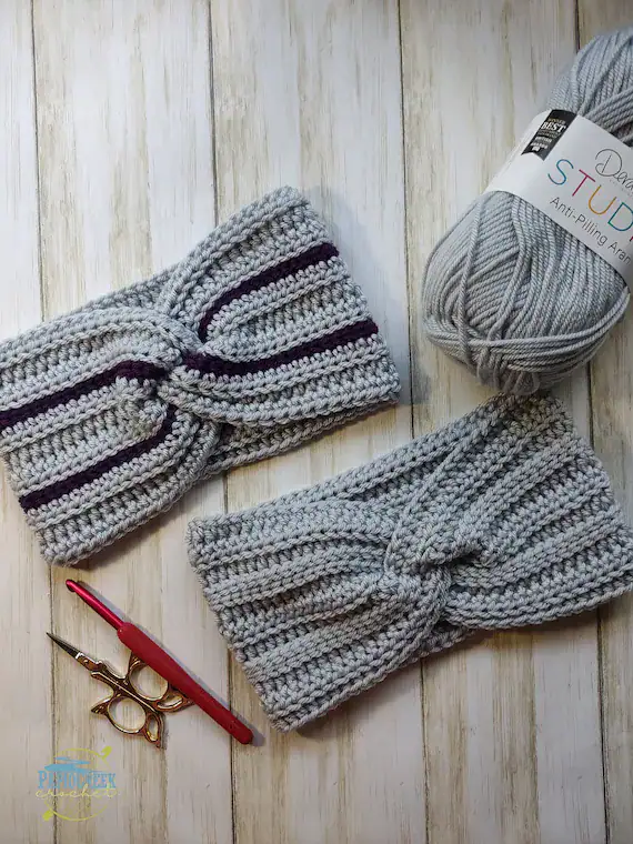 Image for Rib Stitch With A Twist Ear Warmer Crochet Pattern