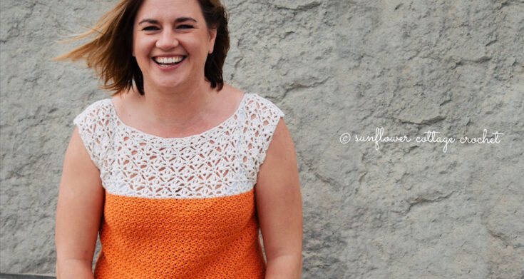 Image for Sarah Tee – a gorgeous summer top