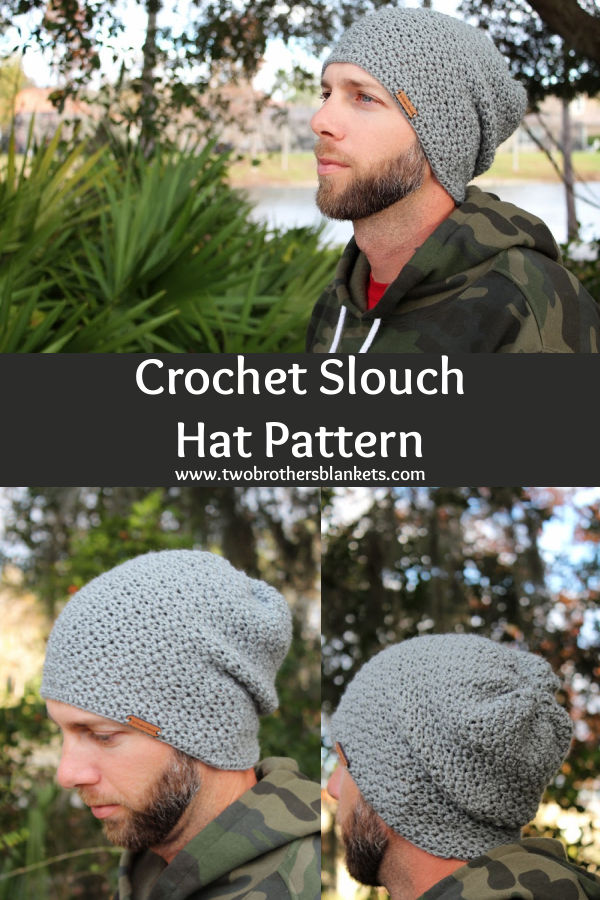 Crochet Slouch Hat Pattern - Boston Slouch- Two Brothers Blankets