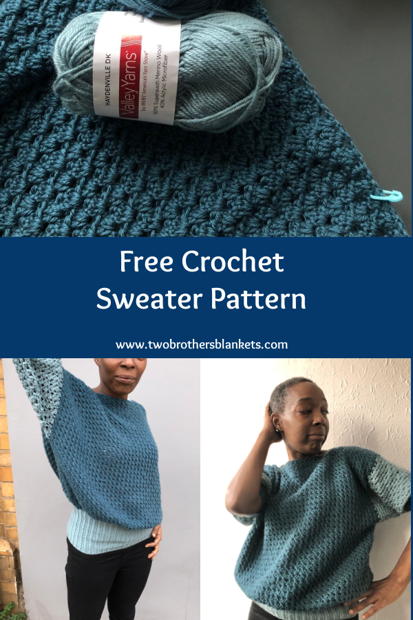Free Crochet Sweater Pattern - Nain Sweater- Two Brothers Blankets