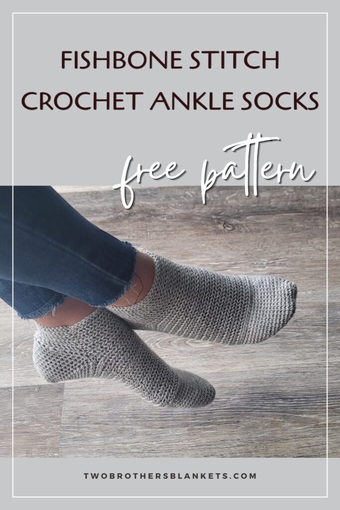 Fishbone Crochet Ankle Socks Free Crochet Pattern - Pin it on Pinterest