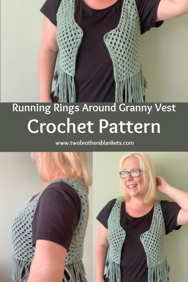 Running Rings Around Granny Vest Free Crochet Pattern - Two Brothers Blankets
