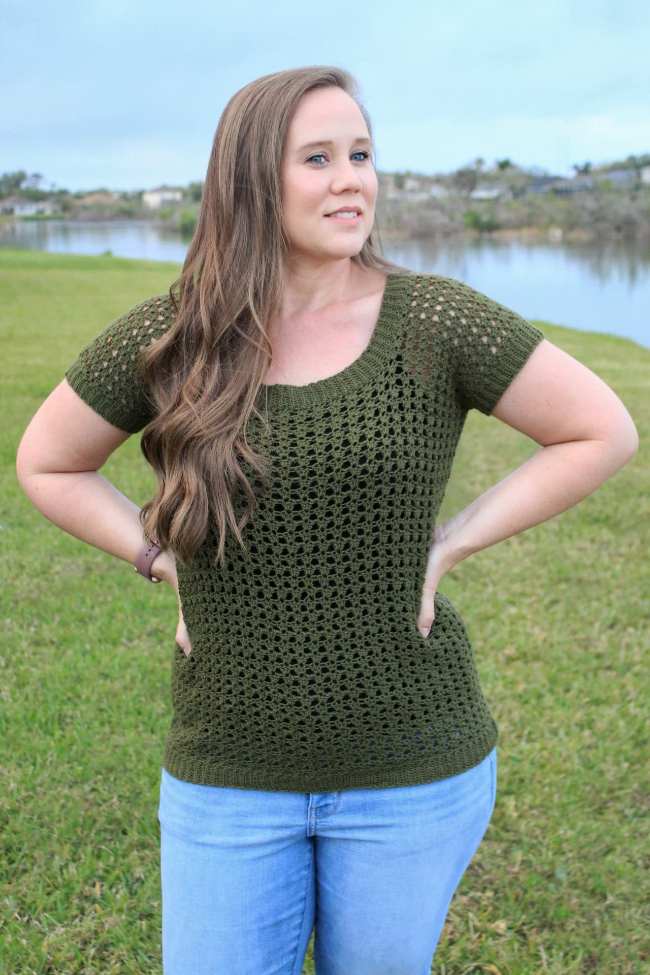 トップス Mix Yarn Crochet Top CROCHET DISTRESSED TOP | CROCHET COLD SHOULDER TOP Tutorial for a