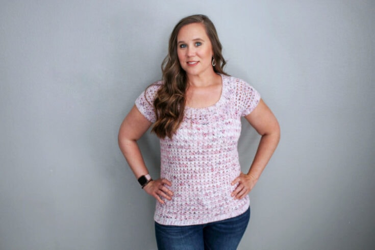 Image for Summer Crochet Top - Jayda Tee