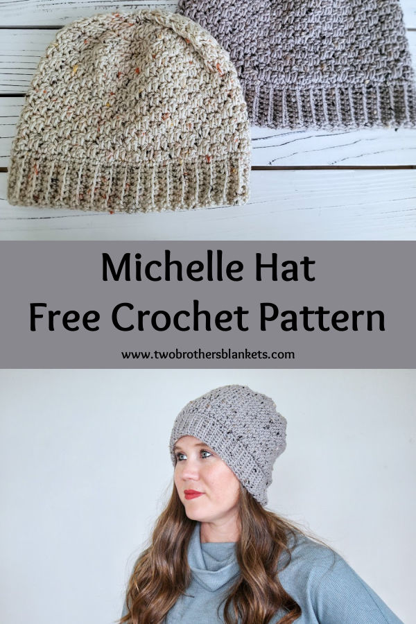 Michelle Hat - Free Crochet Pattern - Two Brothers Blankets