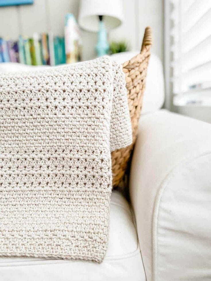 Image for Crochet Throw Blanket Pattern: Cobblestone Pathways