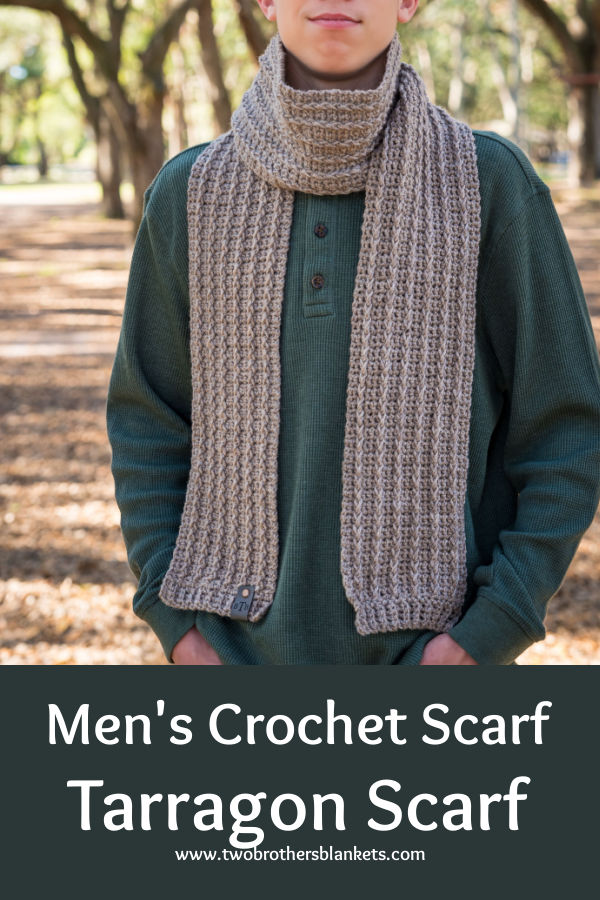 Tarragon Crochet Scarf Pattern - Two Brothers Blankets