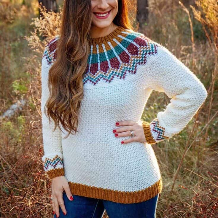 Image for Traveler Crochet Fair Isle Sweater Pattern