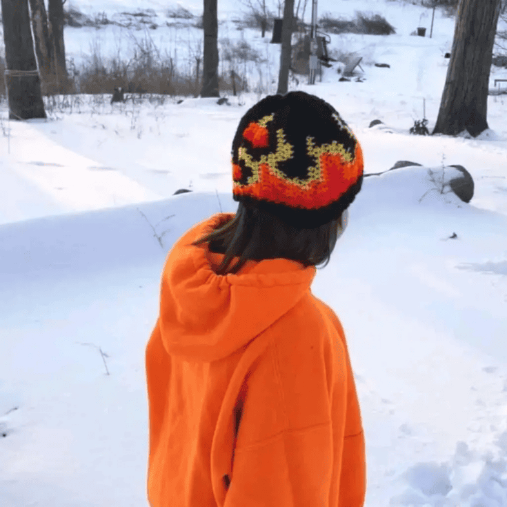 Image for Beanie On Fire Crochet Hat Pattern