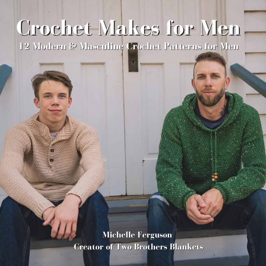 Cover of the book "Crochet Makes for Men".