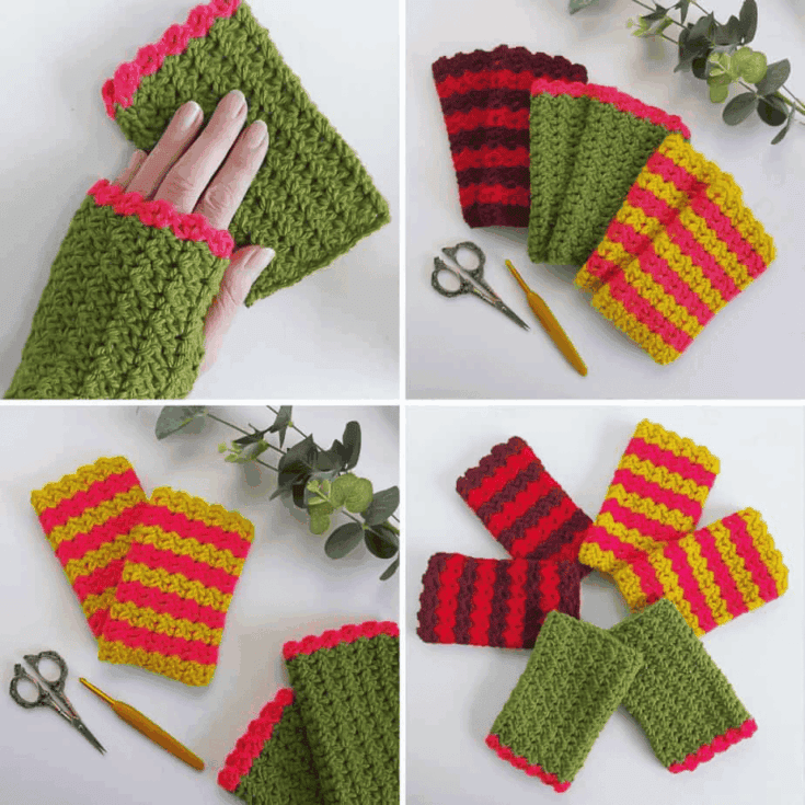 Image for Easy Peasy Crochet Fingerless Gloves