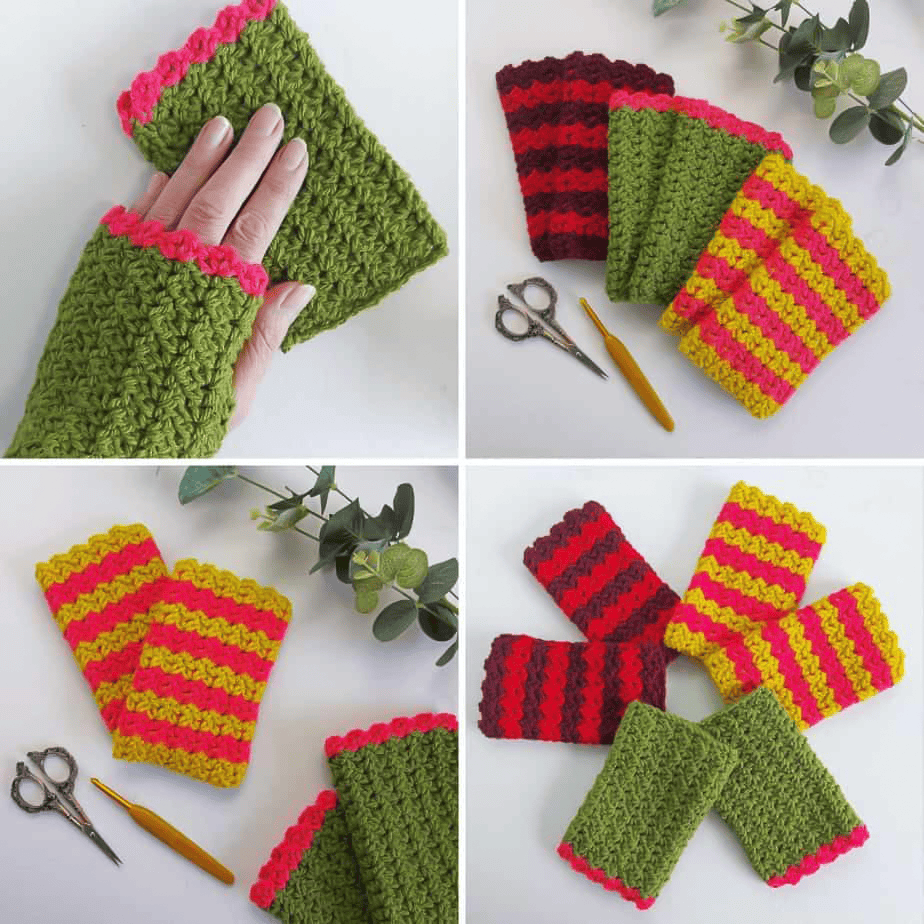 Image for Easy Peasy Crochet Fingerless Gloves