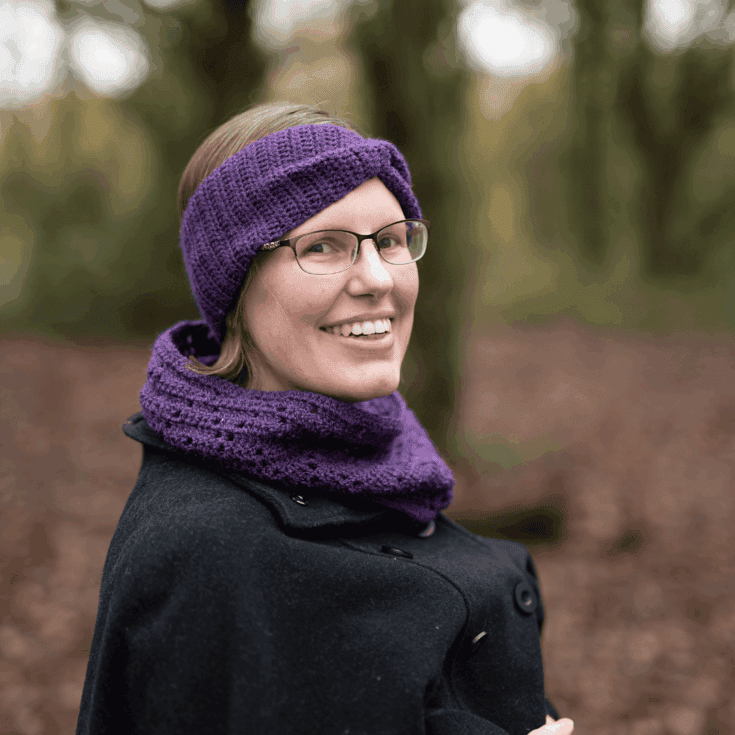 Image for FREE Filet Crochet Cowl pattern, The Caitlin Zigzag Cowl