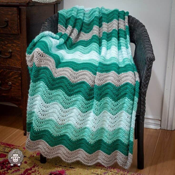 Image for The Teal Tempest Wave Blanket