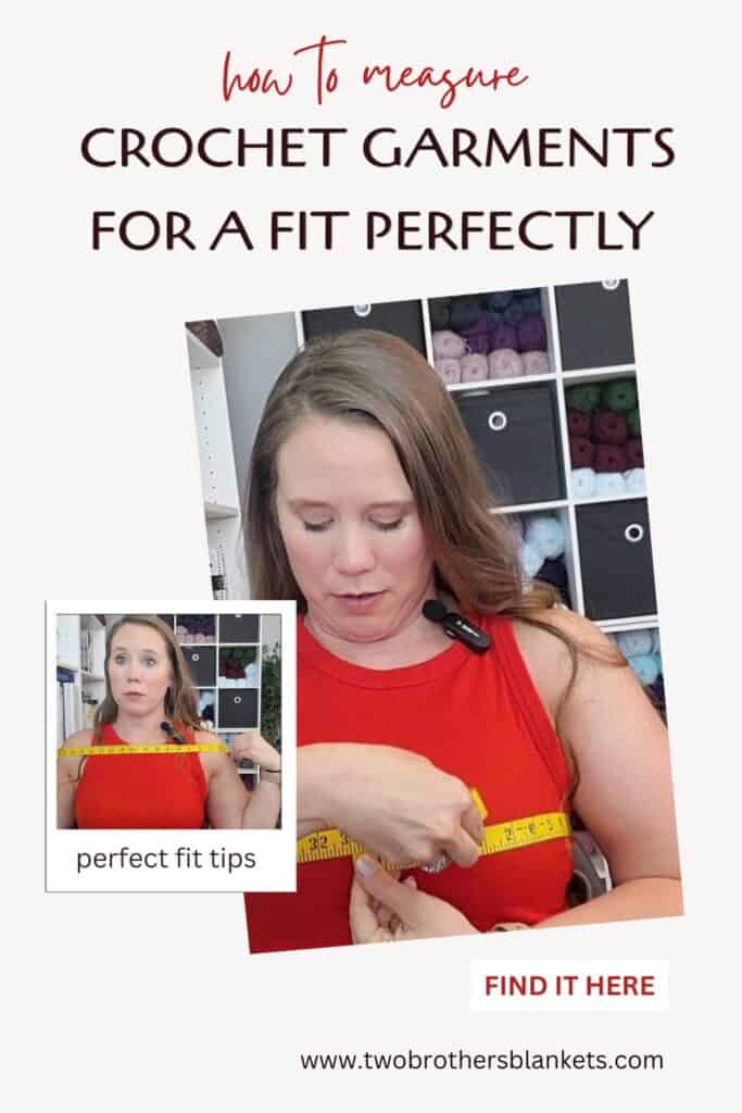 How how to Measure Crochet Garments for a Fit Perfectly - Pin this Article on Pinterest