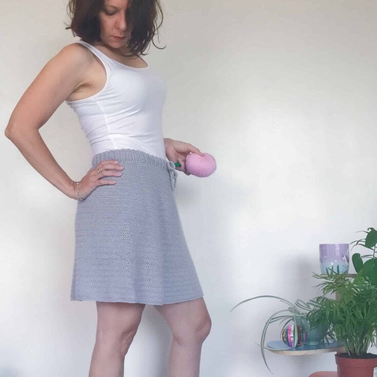 simple and easy crochet skirt pattern
