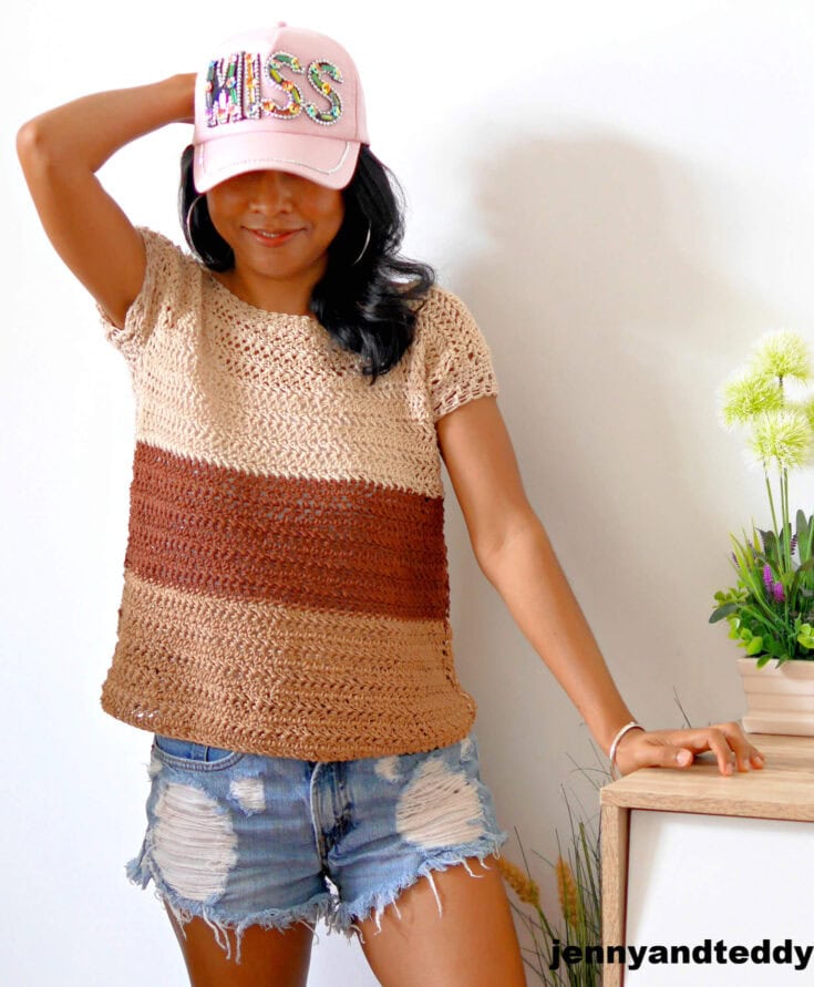 easy summer crochet top pattern