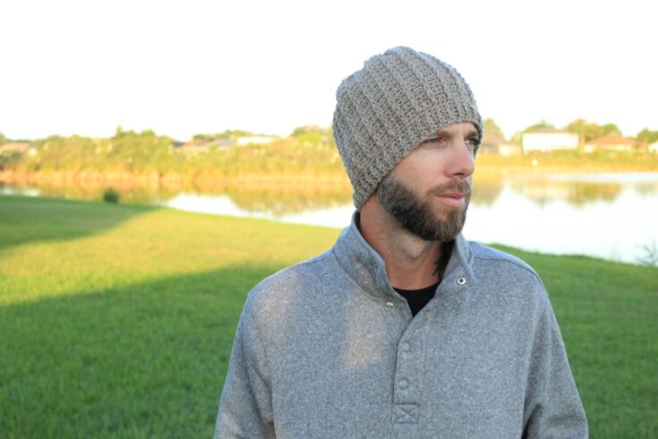 Image for Cabled Crochet Hat Pattern: Tarragon Hat