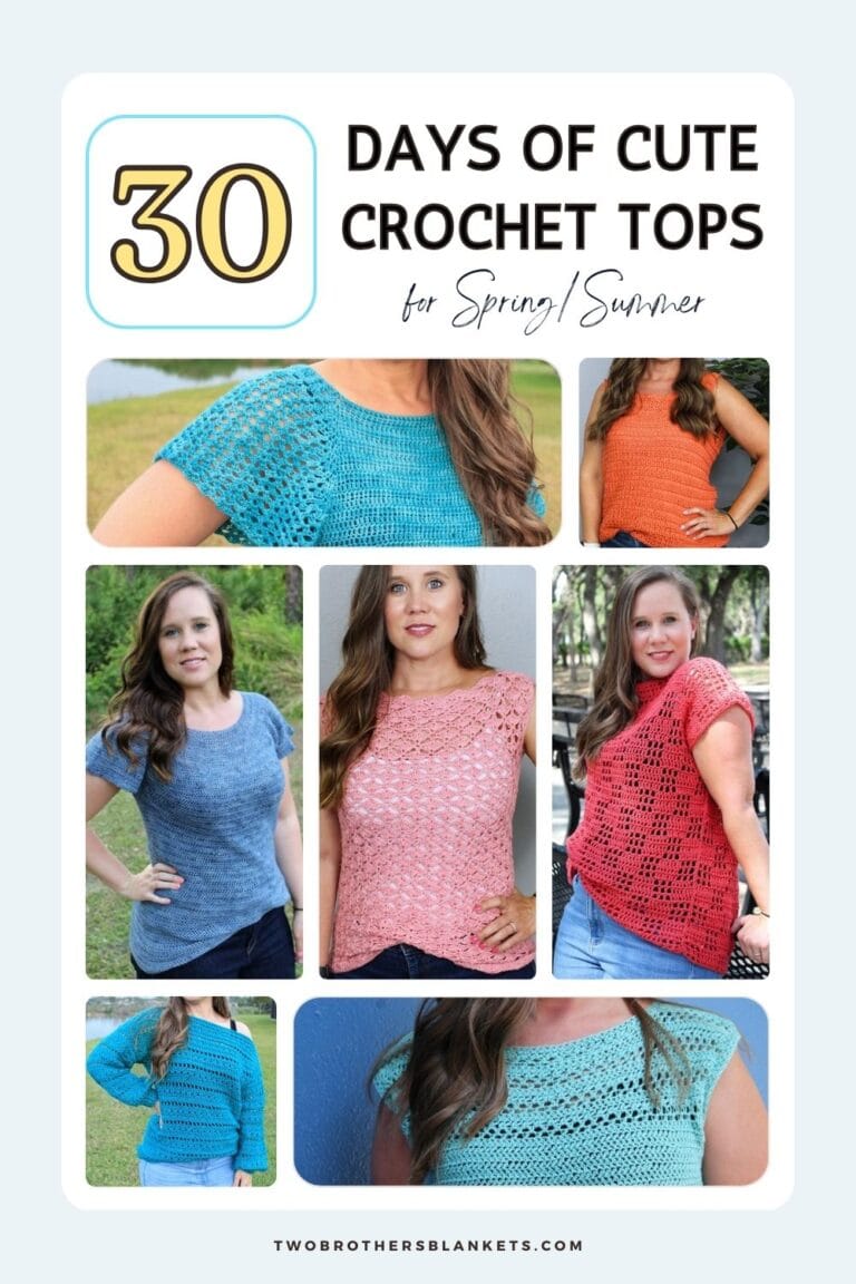 30 Cute Crochet Tops for Spring and Summer