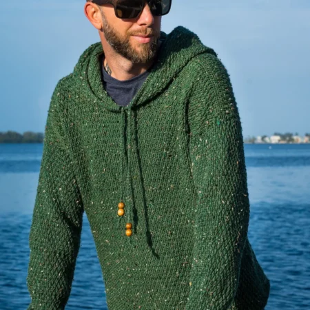 Mens hoodie pattern from Two Brothers Blankets.
