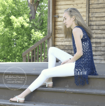 bohoo crochet lace vest pattern
