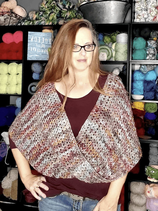 lacy crochet wrap pattern
