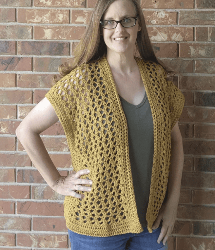 crochet lace cardigan pattern free