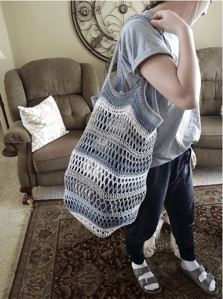 lacy crochet pattern tote bag free pattern