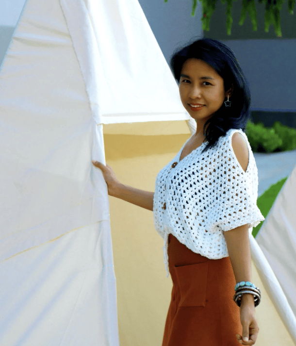 crochet lace top pattern free