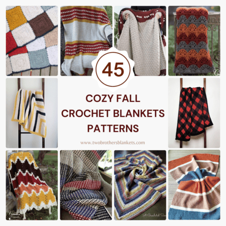 45 Cozy Fall Crochet Blankets Patterns free patterns and premium patterns