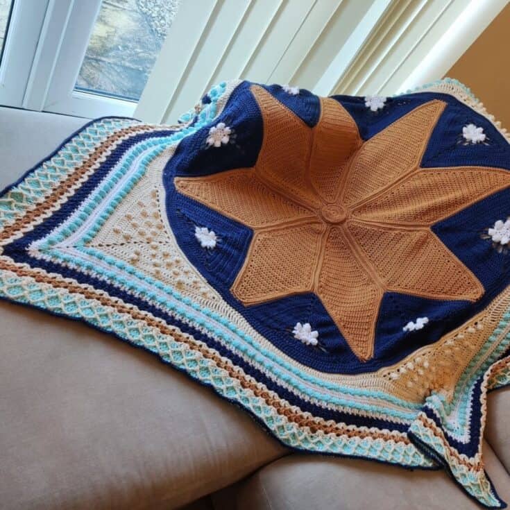 Image for Poinsettia Throw Blanket