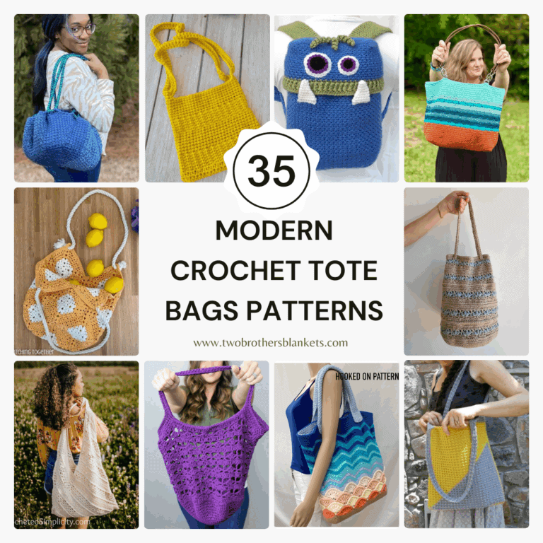 35 Modern Crochet Tote Bags Patterns