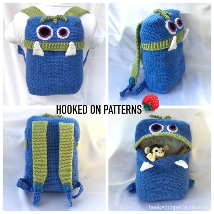 Image for Knapsack Monsters Crochet Backpack