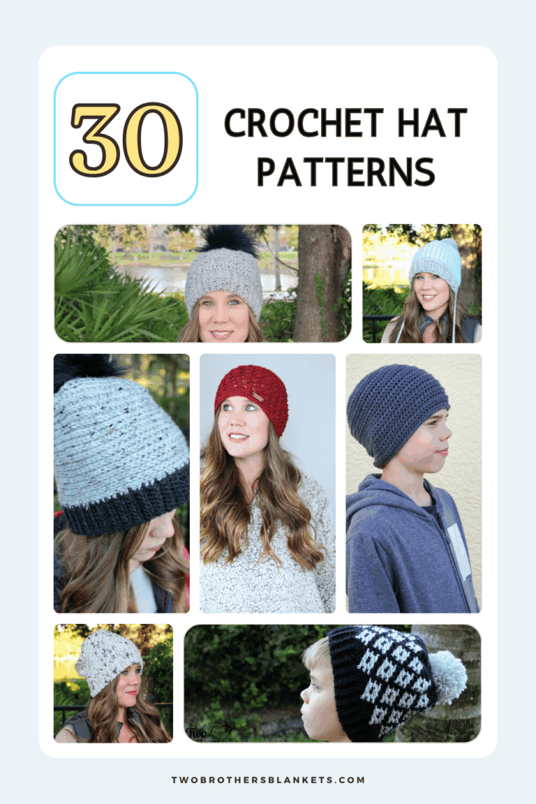 30 Crochet Hat Patterns for Fall and Winter