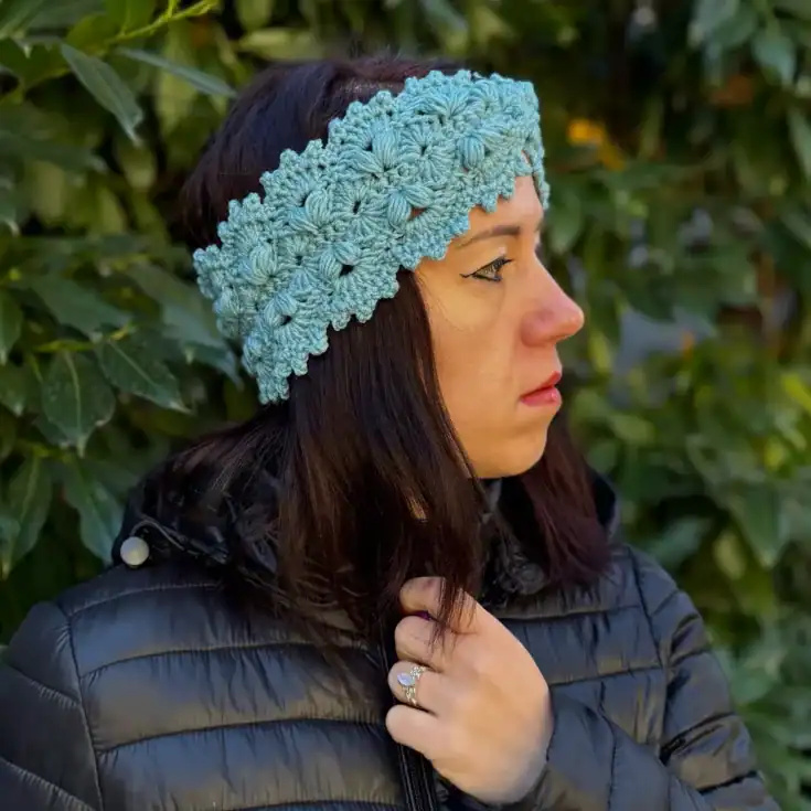 Sirea Twisted Headband crochet pattern