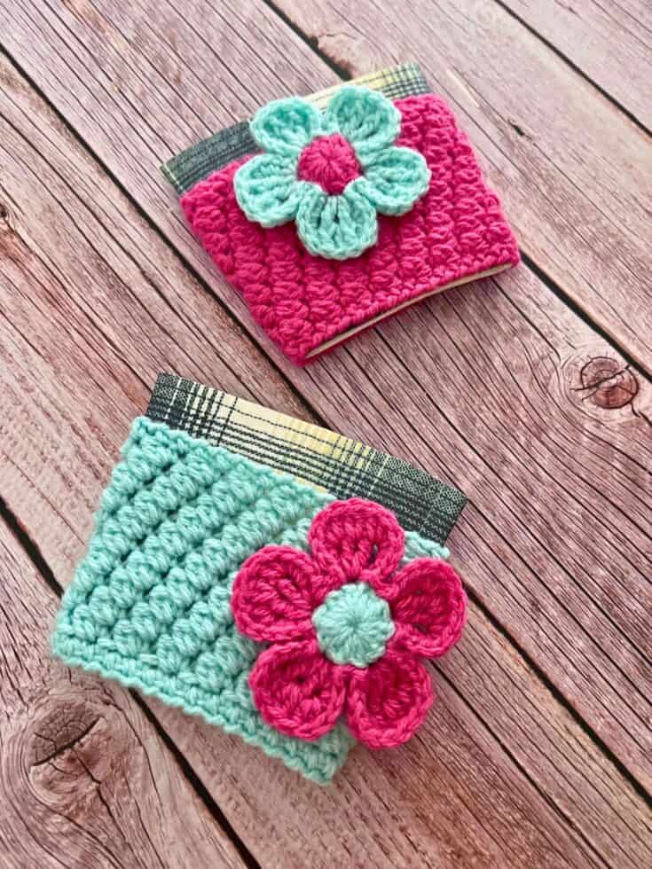 Image for Bean Lovers Cup Cozy - Free Crochet Cup Cozy Pattern Instructions - The Crochet Fix