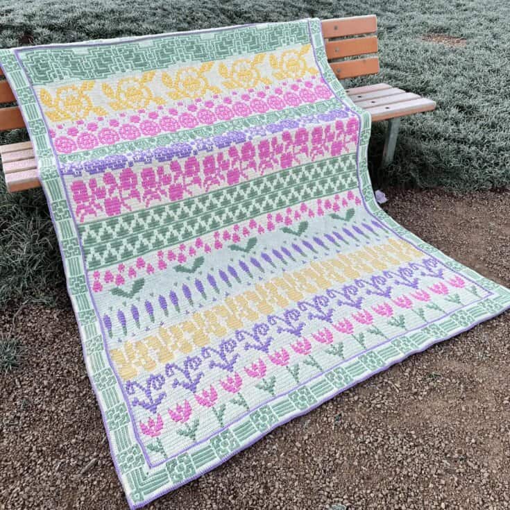Image for British Country Garden Blanket 