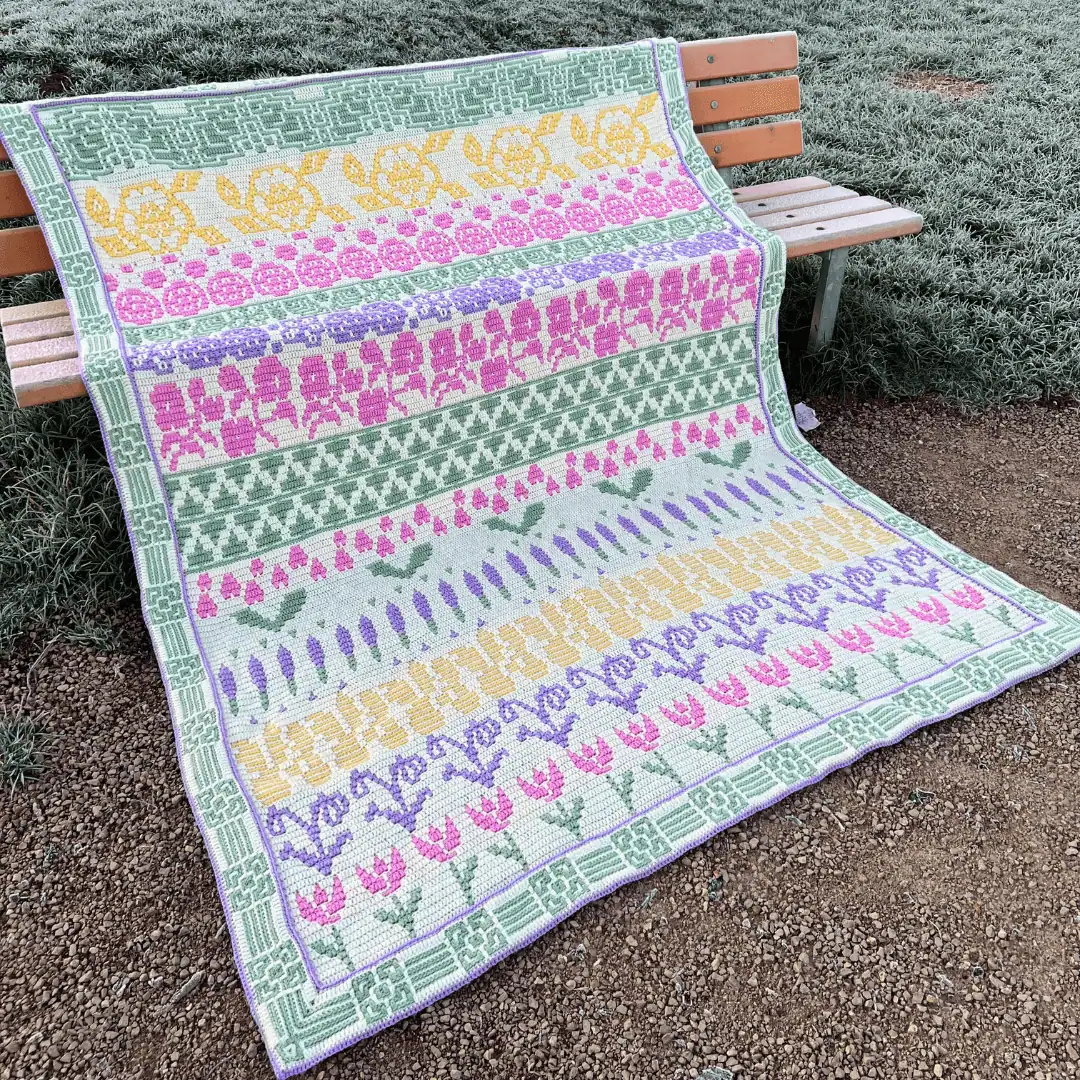 Image for British Country Garden Blanket 