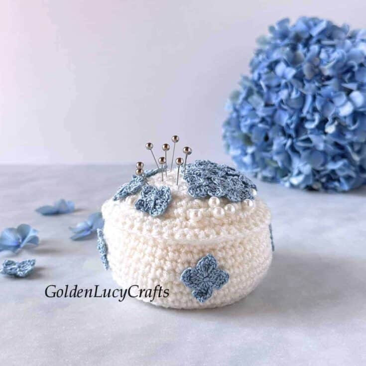 Image for Crochet Hydrangea Pincushion